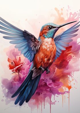 Bird art painting