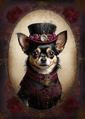 Portrait of Elegant Canine
