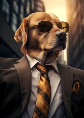 Golden Retriever Dog Suit