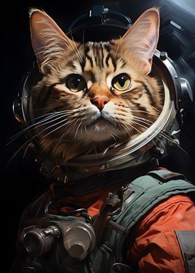 astronaut cat