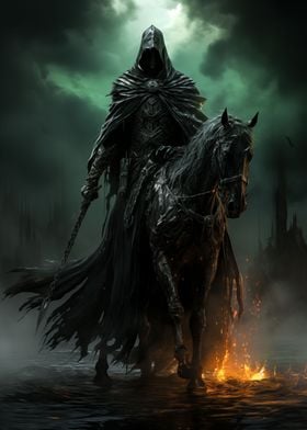 black horse of the dead