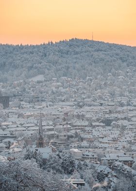 Winter Zurich Switzerland