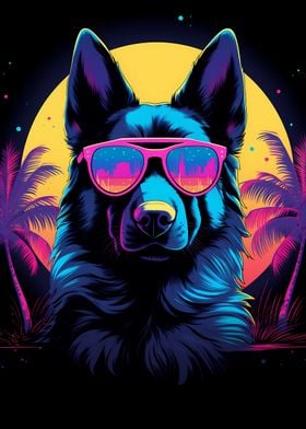 Miami Vice German Shepherd