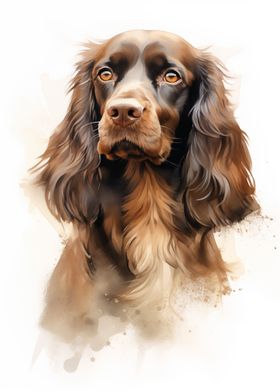 Field Spaniel portrait