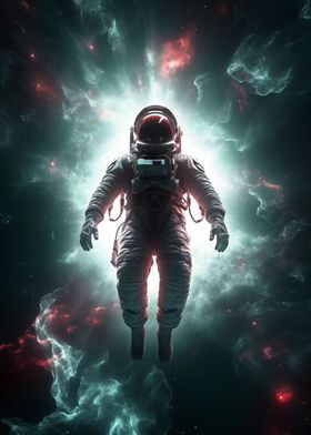 Astronaut in the void