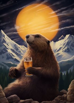 Cool Marmot Beer Time