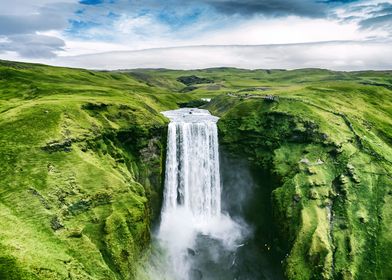 Skogafoss Waterfall