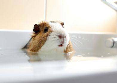 Funny Hamster Bathing