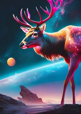 Deer Cosmic Space