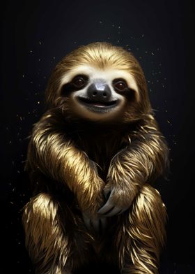 Sloth Gold Animal