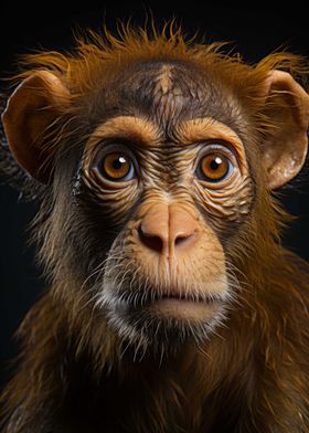 Cool Monkey Portrait