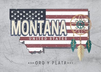 Montana Map United States