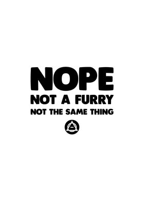 Nope not a furry Not the
