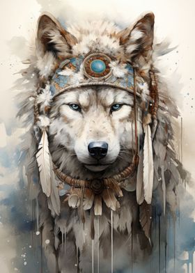 Spiritual Arctic Wolf