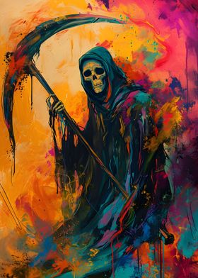 Psychodelic Grim Reaper