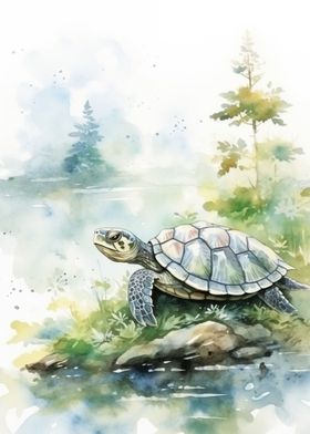 Turtle Watercolor