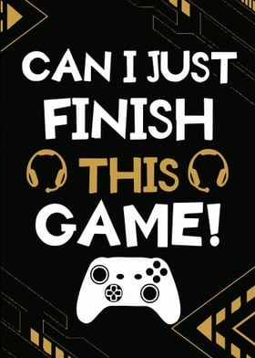 Game Gamer Gaming Poster