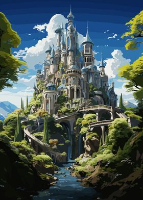 Fantasy Hill Castle River