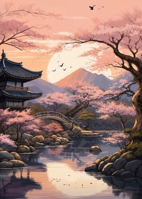 Serenity in Sakura Blossom