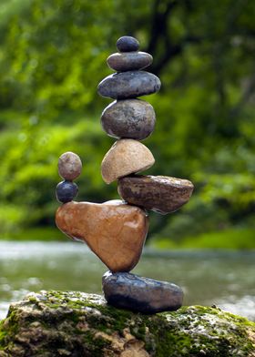 Zen Stone Stacks