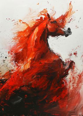 Fiery Equine Art