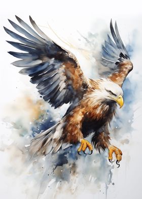 Spirit Eagle Watercolor