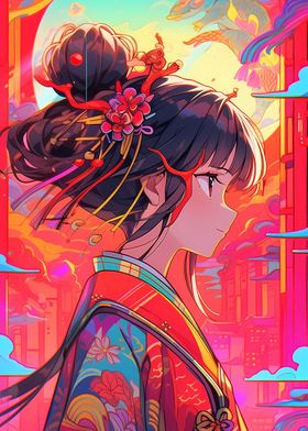 Beautiful Geisha anime