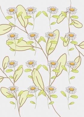 daisy pattern art