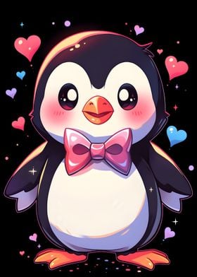 Cute Penguin Bowtie