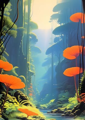 Alien Jungle Landscape
