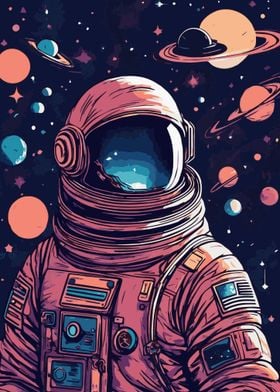 Astronaut Fantasy Galaxy 3