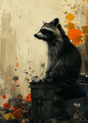 The Vintage Trash Raccoon