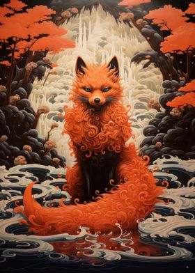 Kitsune Japanese Fox 