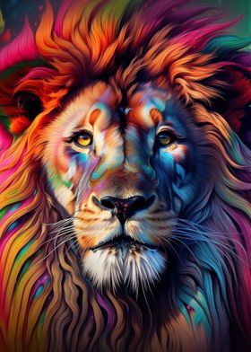 Rainbow Lion