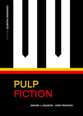 Pulp fiction minimalist 