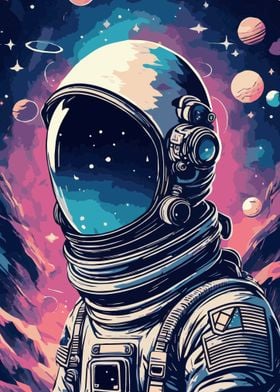 Astronaut Fantasy Galaxy 6