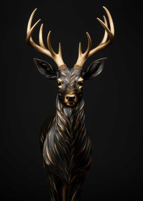 Gold Dark Antelope
