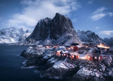 Moonlight at Hamnoy