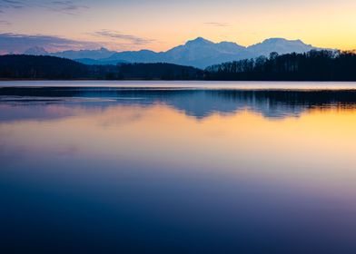 Winter Evening in Bavaria