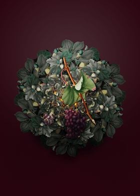 Grape Barbarossa Wreath