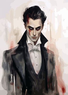 Vampire Watercolor