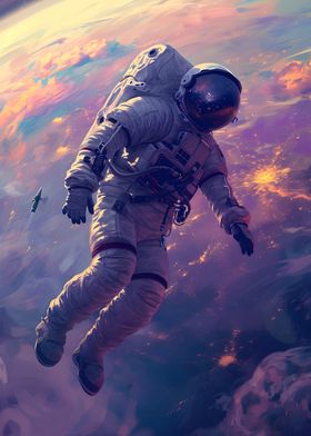 Astronaut lost in space