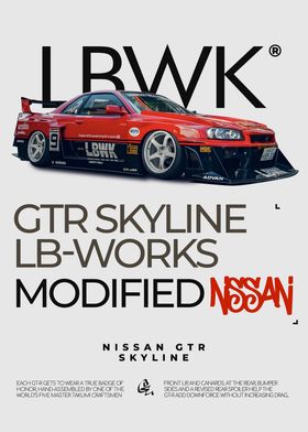 LBWK GTR Skyline