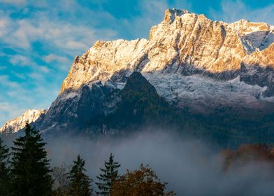 Winter Arrival in the Alps