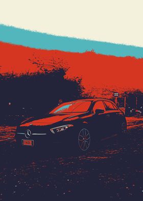 Mercedes Pop Art