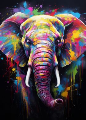 Elephant Abstract