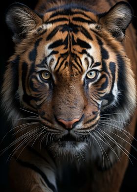 Cool Tiger Portrait