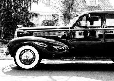 Classic Car Black an White