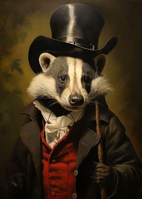 Badger in Suit