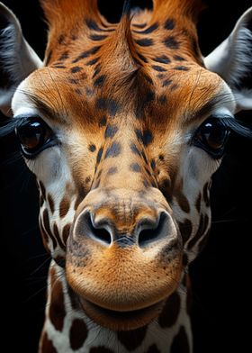 Cool Giraffe Portrait